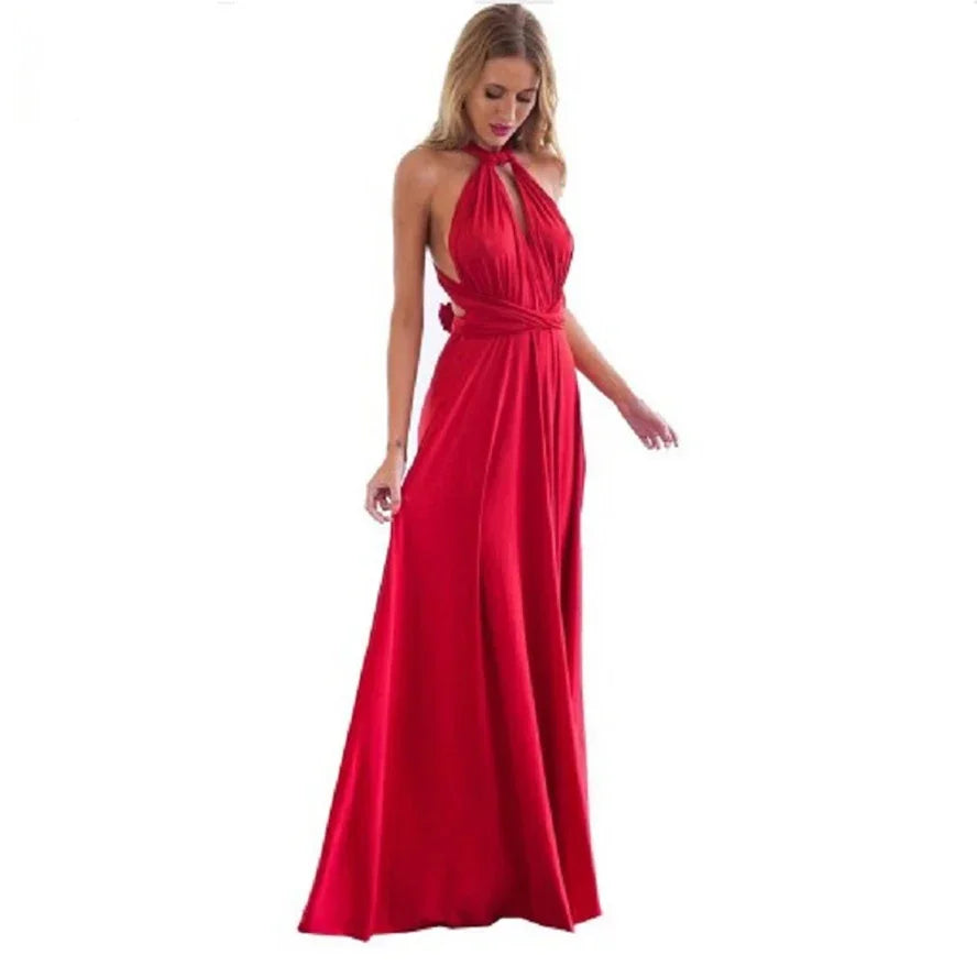 Robe Longue à Bretelles – Style Bohème & Sexy