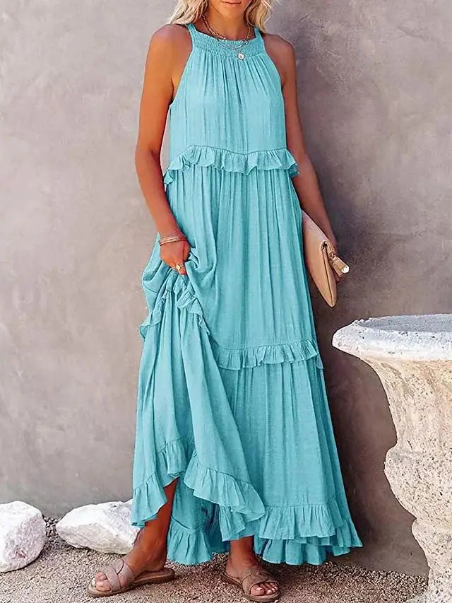 Robe Longue Bohème — Légèreté & Féminité