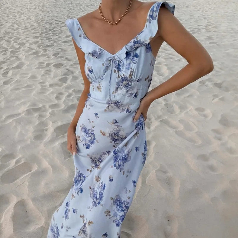 Robe Fleurie Dos Nu – Style Estival & Féminin