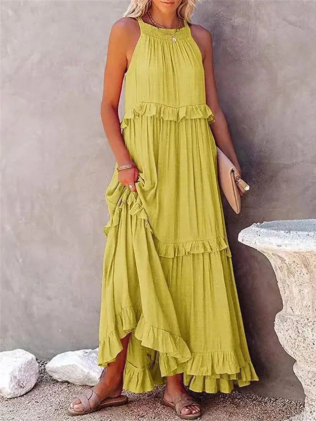 Robe Longue Bohème — Légèreté & Féminité