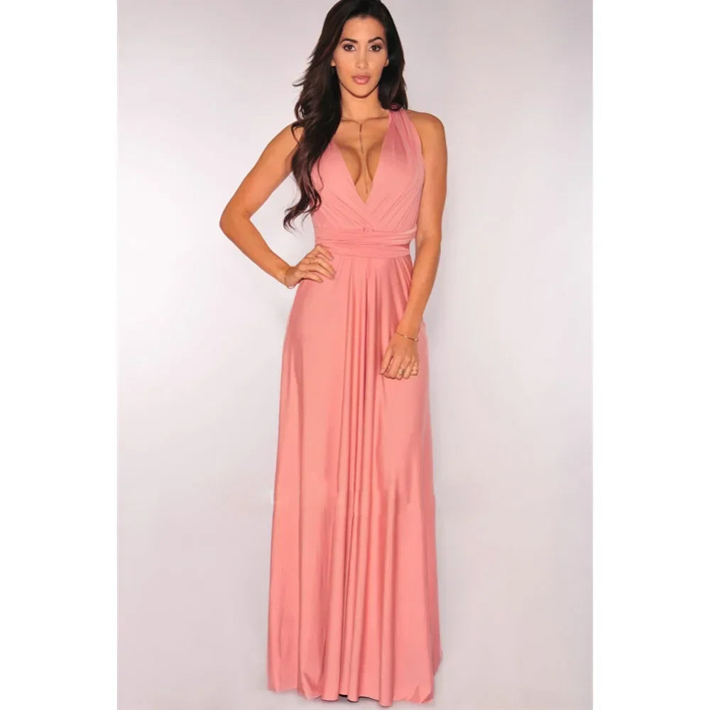 Robe Longue à Bretelles – Style Bohème & Sexy